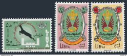 Libya 307-309, MNH. Michel 222-224. Arab Girl, Boy Scout Camps, 1966. Gazelle. - Libya