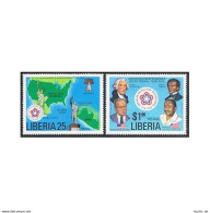 Liberia 769-770,C214,MNH.Michel 1013-1014,Bl.83. USA-200.Statue Liberty,Leaders. - Liberia