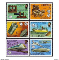 Liberia 742-747,C212,MNH.Michel 997-1002,Bl.81. A.Graham Bell,1976.UPU,Concorde, - Liberia
