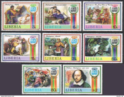 Liberia 1060a-1060h,MNH.Michel 1366-1373. Shakespearean Plays,1987. - Liberia