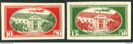 Latvia CB1a-CB2a, MNH. Mi 159B-160B. Air 1930. Durbes Castle, Rainis Birthplace. - Lettonia