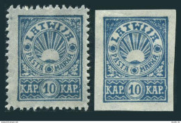 Latvia 55-56,lightly Hinged.Michel 24A-24B. Rising Sun,1919. - Letland