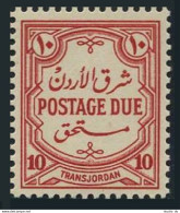 Jordan J38,MNH.Michel P37. Due Stamps 1942. - Jordanien