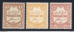 Jordan J36-J38,MNH.Michel P35-P37. Due Stamps 1942. - Jordania