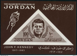 Jordan 462a Sheet, MNH. Michel Bl.462a. President John F.Kennedy, 1964. - Jordanien