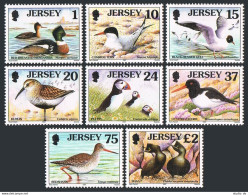 Jersey 778-785,MNH.Michel 765-772. Birds 1997.Merganser,Tern,Gull,Dunlin,Puffin, - Jersey
