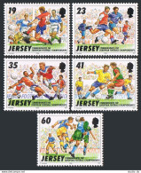 Jersey 750-754,MNH.Michel 737-741. European Soccer Championships 1996. - Jersey