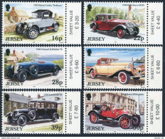 Jersey 604-609, MNH. Mi 585-590. Classic Cars, 1992. Morris Cowley, Rolls Royce, - Jersey