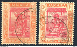 Jamaica 76 Wmk 3, Used. Michel 77. Arawak Woman Preparing Cassava. - Giamaica (1962-...)