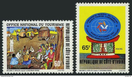 Ivory Coast 561-562,MNH.Michel 654-655. Tourism,1982.National Tourist Office, - Costa De Marfil (1960-...)
