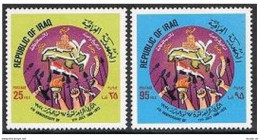 Iraq 660-661, Hinged. Mi 741-742. Dome Of The Rock, Arab Countries,  Map. 1972. - Irak