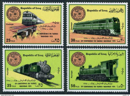Iraq 749-752, MNH. Michel 832-835. Diesel Locomotive; Steam Tank, 1975. - Iraq