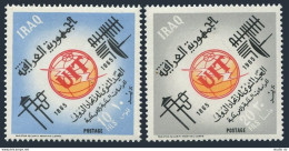 Iraq 377-378,378a, 378a Imperf, MNH. ITU-100, 1965. Telecommunication Equipment. - Iraq