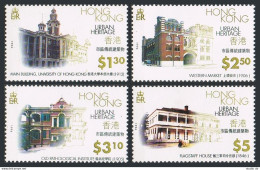 Hong Kong 758-761, MNH. Michel 780-783. Urban Heritage,1996. University, Market, - Unused Stamps