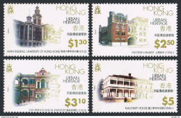 Hong Kong 758-761, MNH. Michel 780-783. Urban Heritage,1996. University, Market, - Nuovi