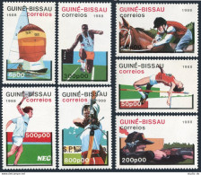 Guinea Bissau 719-726,MNH. Olympics,Seoul-1988.Soccer,Tennis,Yachting,Equestrian - Guinea-Bissau