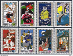 Mongolia 635-642, MNH. Michel 652-659. Various Mongolian Fairy Tales, 1971.  - Mongolia