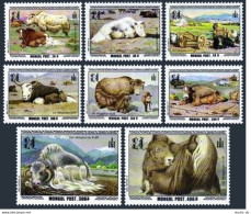 Mongolia 2260-2267,2268 Sheet,MNH. Mongolian Yaks,1998. - Mongolië