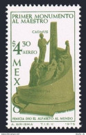 Mexico C467 Block/4,MNH.Michel 1470. Teacher's Monument In Mexico City, 1975. - Mexique