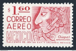 Mexico C446, MNH. Michel 1448X. Chiapas, Mayan Bas-relief, 1975. - Mexico