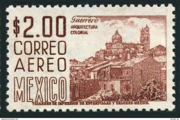 Mexico C220H,MNH.Michel 1129Ax-II. Air Post 1963.Guerrero,view Of Taxco. - Mexico