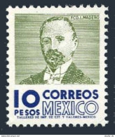 Mexico 1101 Unwmk,MNH.Michel 1146Zz. Francisco I.Madero,president,1976. - Mexiko