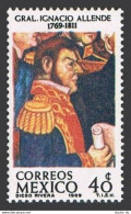 Mexico 1007 Block/4,MNH.Michel 1321. General Ignacio Allende Unzaga,1969. - Mexico