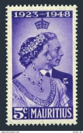 Mauritius 229 Sheet/60,MNH.Michel 221. Silver Wedding 1948:George VI,Elizabeth. - Mauricio (1968-...)