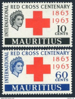 Mauritius 271-272, MNH. Michel 263-264. Red Cross Centenary, 1963. - Maurice (1968-...)