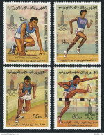 Mauritania 427-430,431,MNH. Michel 652-655,Bl.26. Olympics Moscow-1980. Running, - Mauritanie (1960-...)