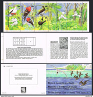 Marshall 400-406a Booklet,MNH.Michel 363-369 MH. Birds 1991.Booby,Frigate,Tern, - Marshallinseln