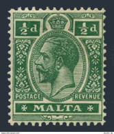 Malta 50,hinged. Michel 42a. Definitive 1914. King George V. - Malte