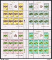 Malta 450-453 Sheets, MNH. Michel 450-453 Klb. EUROPE CEPT-1972. Sparkles. - Malta