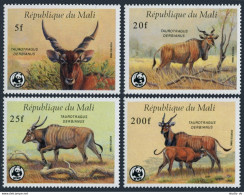 Mali 542-545, MNH. Mi 1078-1081. World Wildlife Fund WWF-1986. Derby's Eland. - Malí (1959-...)