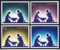 Malawi 79-82,82a Sheet,MNH.Michel 76-79,Bl.9. Christmas 1967.Nativity. - Malawi (1964-...)