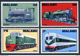 Malawi 87-90,90a Sheet,MNH.Michel 84-87,Bl.11. Locomotives 1968. - Malawi (1964-...)