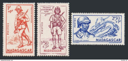 Malagasy B8-B10,MNH.Michel 267-269. Defense Of The Empire 1941.Tank Corpsman, - Madagaskar (1960-...)