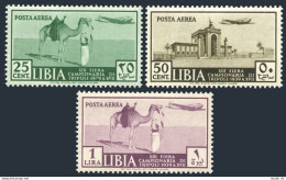 Libya C36-C38,MNH. Mi 102-104. Fair Tripoli 1939.City,Ghadames,Arab,Camel,Plane. - Libyen