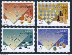 Macao 1023-1026, 1027, MNH. Board Games, 2000. - Unused Stamps