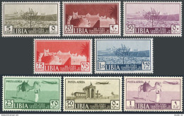 Libya 83-87,C36-C38,MNH. Sample,Tripoli 1939.City,Ghadames,Arab,Camel,Plane. - Libye