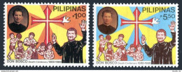 Philippines 1910-1911, MNH. Michel 1839-1840. St John Bosco, Educator, 1988. - Filipinas