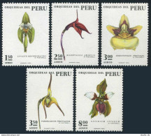 Peru C377-C781, MNH. Michel 931-935. Orchids 1973. - Perù