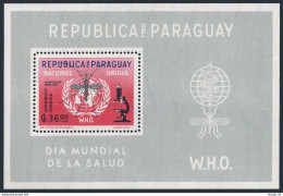 Paraguay 683a Perf,imperf,MNH.Michel Bl.23-24. WHO Drive Against Malaria,1962. - Paraguay