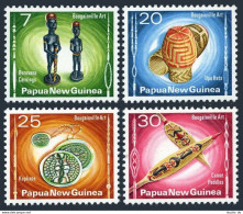 Papua New Guinea 429-432, Hinged. Michel 302-305. Bougainvillea Art, 1976. - República De Guinea (1958-...)