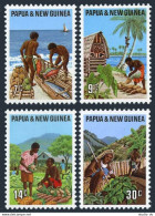 Papua New Guinea 332-335, Lightly Hinged. Mi 207-210. Primary Industries, 1971. - Papua-Neuguinea