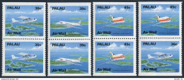 Palau C18a,C19a,C20a,C20b Pairs,MNH.Michel 278-280A D/D. Aircraft 1989.Cessna, - Palau