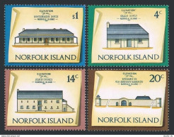 Norfolk 159/165/167/171, MNH. Architecture, Set Issued 07.12.1974. - Norfolkinsel