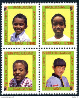 Panama RA103-106a Block,106b Imperf Sheet,MNH. Tax Stamps 1984.Children Village. - Panamá