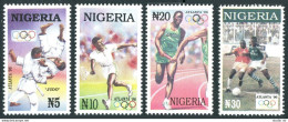 Nigeria 671-674, MNH. Olympics Atlanta-1996. Judo, Tennis, Relay Race, Soccer. - Niger (1960-...)