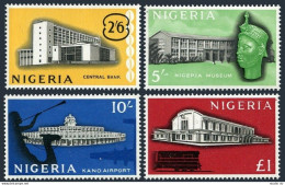 Nigeria 110-113,MNH. Sculpture,Central Bank,Kano Airport,Lagos Terminal,1961. - Nigeria (1961-...)